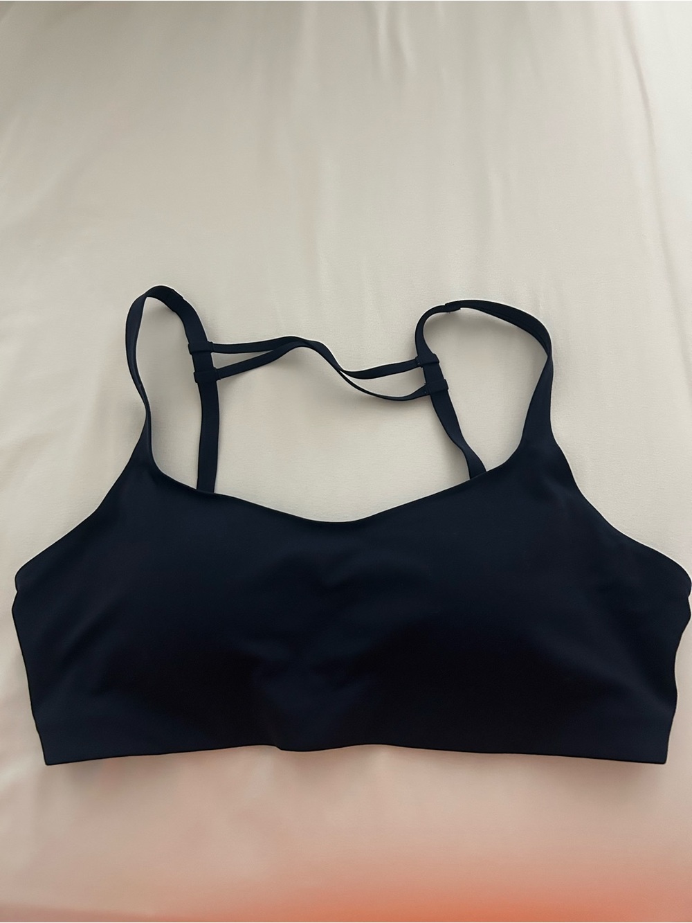 lululemon athletica Black Strappy Sports Bralette